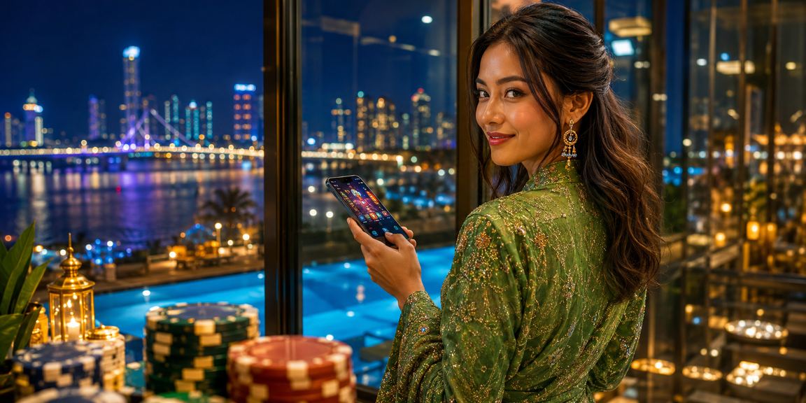 Pengguna Malaysia log masuk ke akaun 6700 melalui telefon pintar di Johor